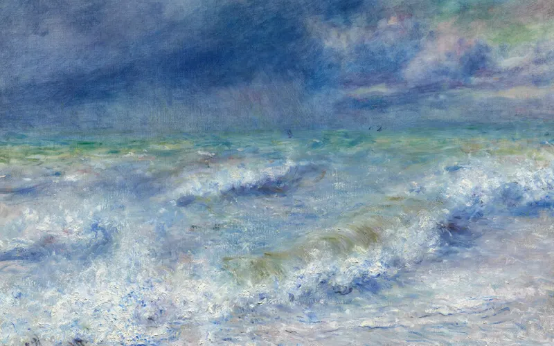 Artwork: Seascape, Pierre-Auguste Renoir (1879) · Art Institute of Chicago, CC0