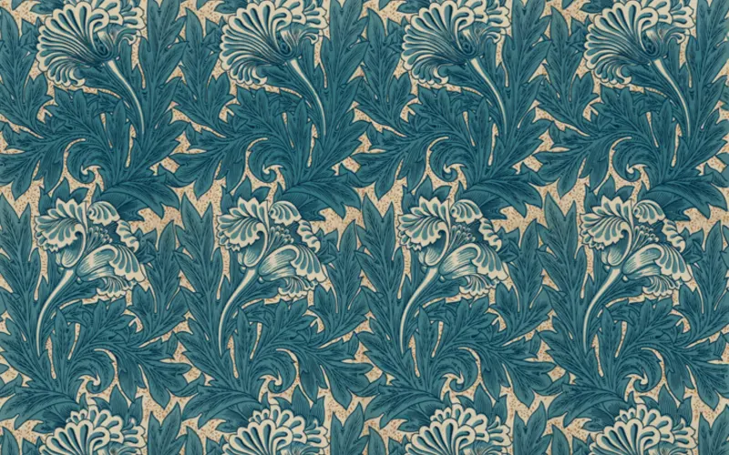 Artwork: Tulip, William Morris (Design 1875, made 1917–25) · Art Institute of Chicago, CC0