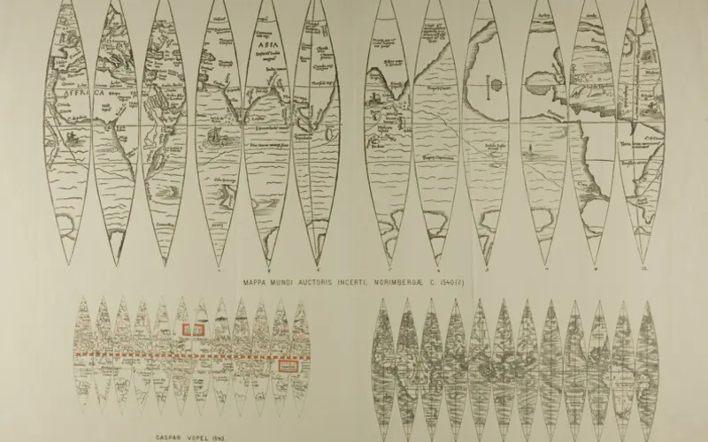Artwork: Maps: Projections (1540/1552, reprinted 1889) · Art Institute of Chicago, CC0